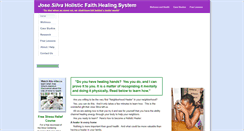 Desktop Screenshot of holisticfaithhealing.com